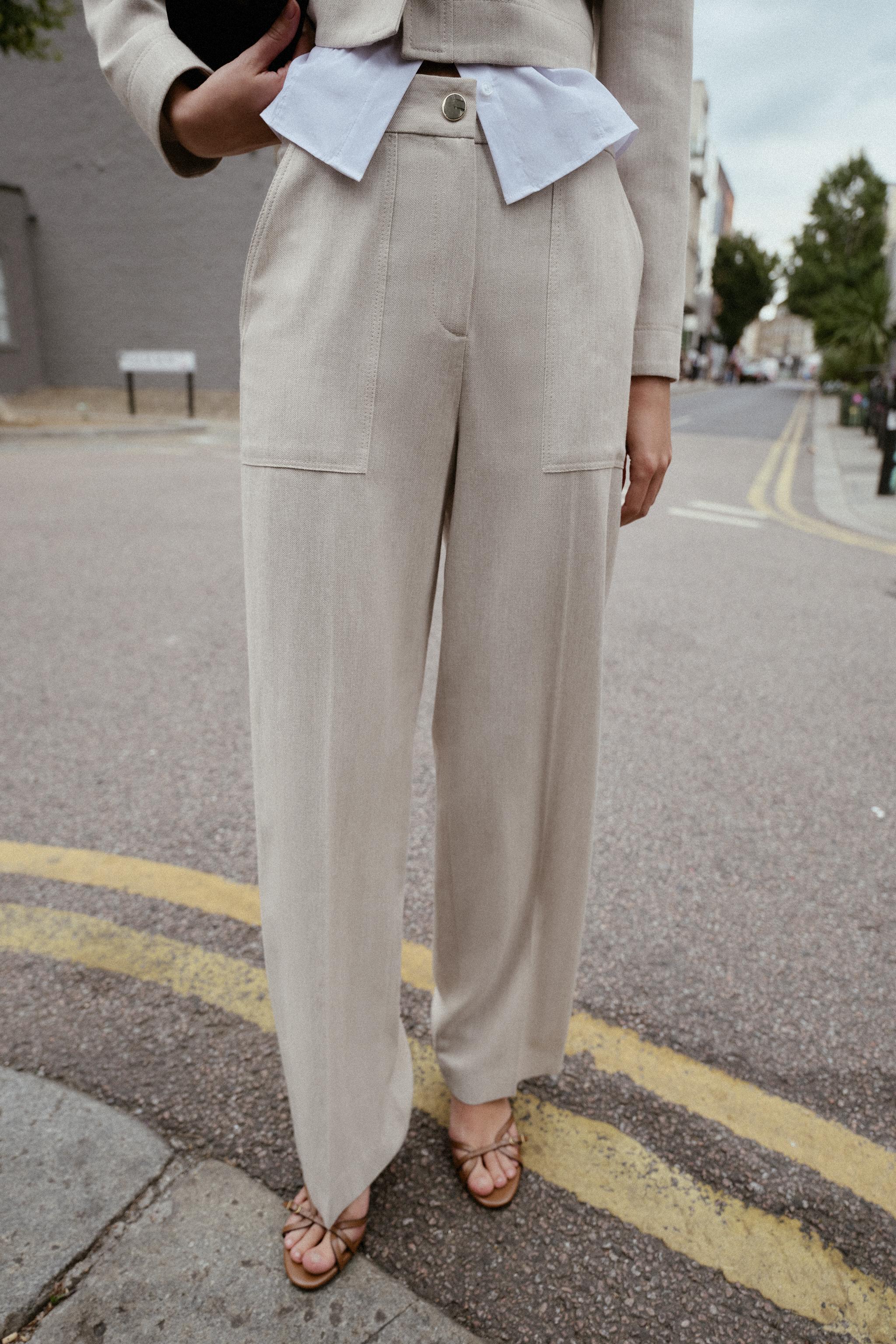 PANTALON DROIT SURPIQÛRES